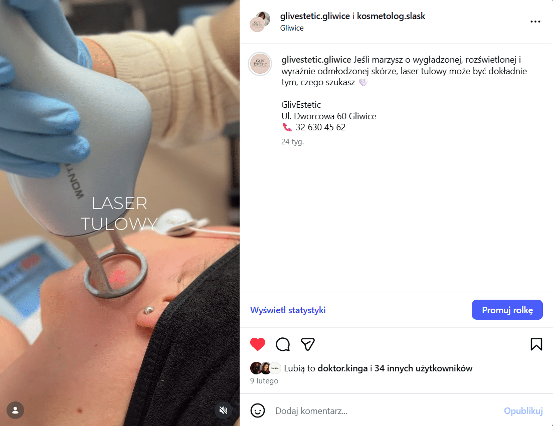 Laser tulowy Lavieen